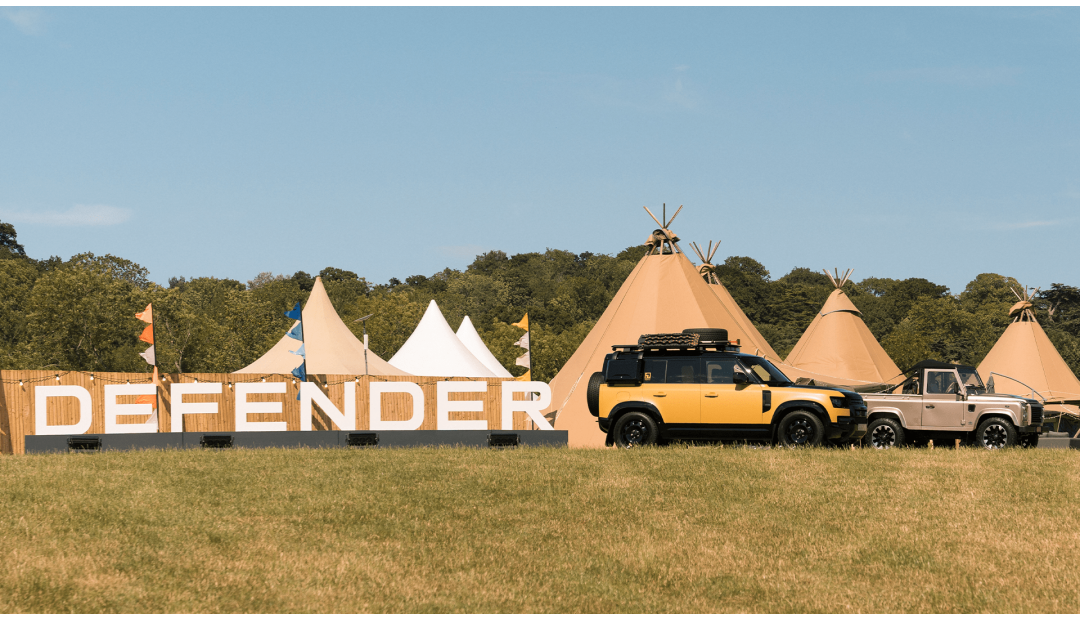 LAND ROVER CLASSIC AT GLASTONBURY