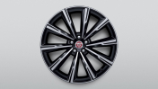 Alloy Wheel - 20" Style 1066, 10 spoke, Gloss Black Diamond Turned finish, Rear