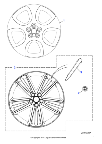 Alloy Wheel - 20" Volans, Rear