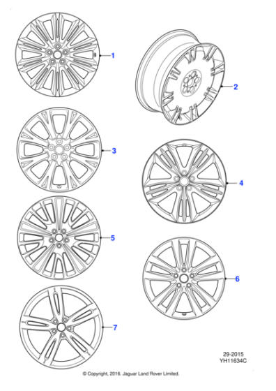 Alloy Wheel - 20" Orona, Anthracite, Front