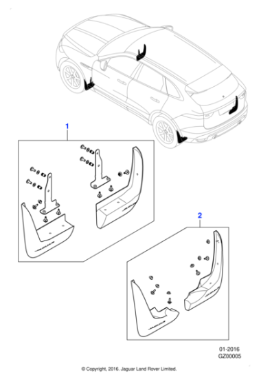 Rear Mudflap Kit