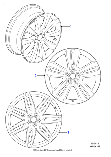 Alloy Wheel - 19&quot; Toba, Front
