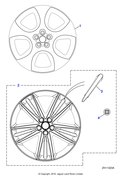 Alloy Wheel - 20&quot; Volans, Rear