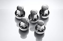 Genuine Jaguar Logo Chrome Wheel Nuts (C2D20072)