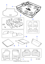 Luggage Compartment Rubber Mat Extension