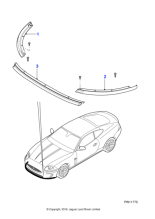 XKR Aerodynamic Front Splitter - Right Side