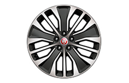 Alloy Wheel - 18" Style 5055, 5 split-spoke, Dark Grey Diamond Turned finish