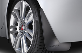 Genuine Jaguar Mudflaps - Front (T4N7512)