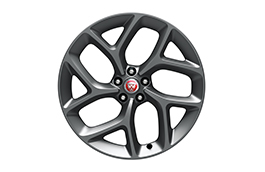 Alloy Wheel - 20" Style 1014, 10 spoke, Satin Grey Diamond Turned finish, Front