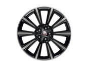 Alloy Wheel - 19" Style 1026, 10 spoke, Gloss Black Diamond Turned finish, Rear