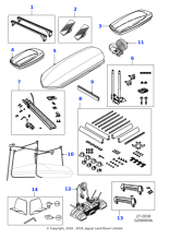 Roof Box Ski/Snowboard Inserts - Large