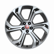 Alloy Wheel - 20" Style 6014, 6 split-spoke, Satin Grey Diamond Turned finish