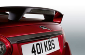 Rear Tailgate Trim - Carbon Fibre, without Reverse Park Camera 