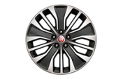 Alloy Wheel - 18" Style 5055, 5 split-spoke, Dark Grey Diamond Turned finish