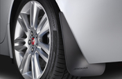 Genuine Jaguar Mudflaps - Front (T4N7512)