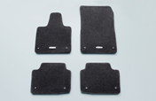 Genuine Jaguar Luxury Carpet Mats - Ebony, LHD (T4K1506PVJ)