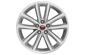 Alloy Wheel - 18" Vortex, 10 spoke, with Silver finish