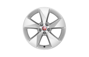 Alloy Wheel - 18" Style 5048, 5 spoke, Gloss Sparkle Silver