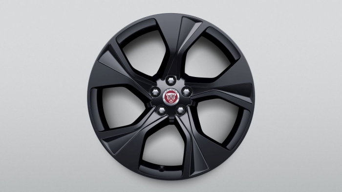 Alloy Wheel - 20" Style 5102, 5 spoke, Gloss Black, Front