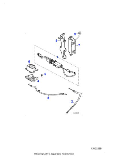 C2C26750 - Jaguar Flange nut