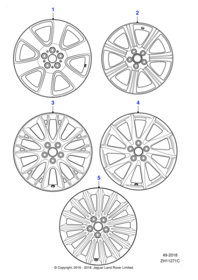 Alloy Wheel - 18" Lyra